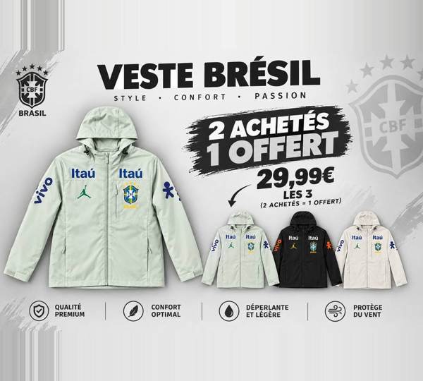 3 Vestes Brésil vue 2
